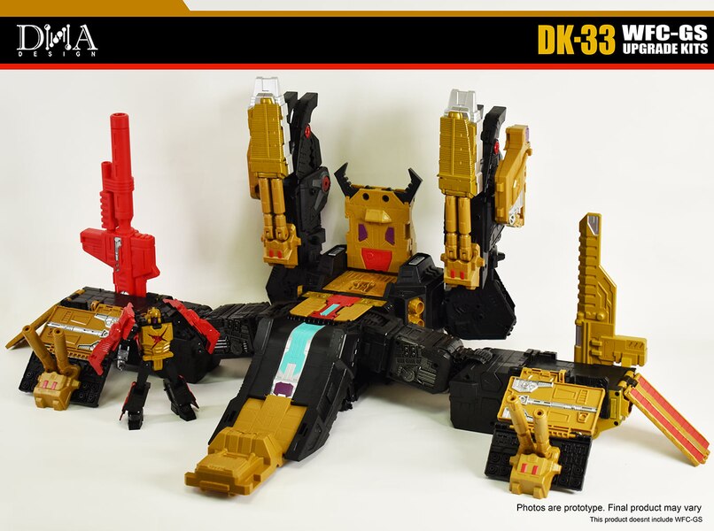 DNA Design DK 33 Transformers Legacy Black Zarack Upgrade Kit Image  (8 of 10)